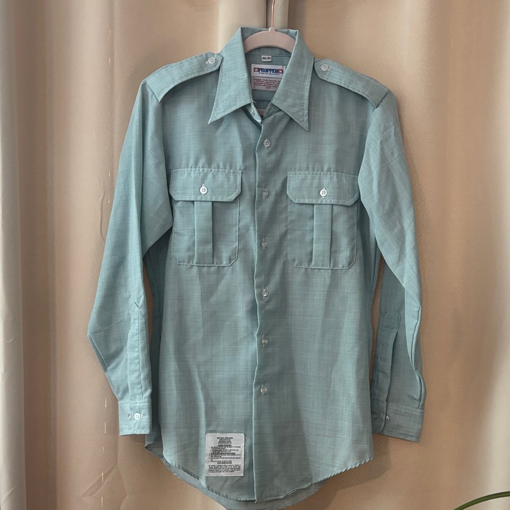 Propper Light Blue Casual Button Down Shirt